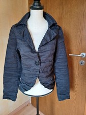 Sarah Pacini Jacke Gr. 1 schwarz Knitteroptik