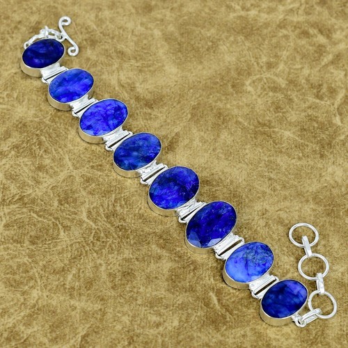 Natürlicher blauer saphir - natürlicher,