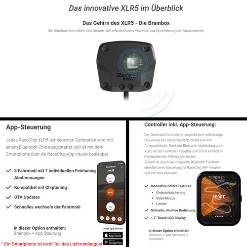 Racechip xlr5 app lcd - xlr5+,