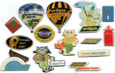 ♨️Pin-Lot 14 Gas-Lieferanten Pins ERDGAS Schleswag Bayerngas Gaz de France RWE?