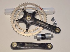 Rennrad Kurbel Kurbelgarnitur Campagnolo Record Carbon & Innenlager Record ITA