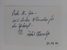 Robert Stromberger - Autor von Diese Drombuschs - original Autogramm - ca. 10x15