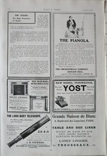 1904 Aufdruck Reklame Yost Neu Modell Schreibmaschine Sharp & Emery - Lord Bury