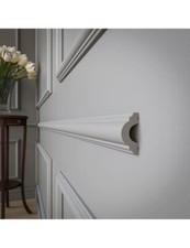 20 Meter Wandleisten WD25D Molding Stuck HDPS sehr hart