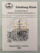 Schaltung Küste Nachrichtenblatt - Verband U-Bootfahrer - Heft 1986 - Nr. 108