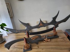 Deep Space Nine The Klingon Sword of Kahless and Mekleht  3d printed  replicas