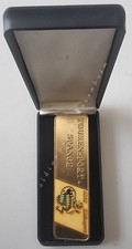 ADAC Tourensportspange in Gold Oldtimer Abzeichen Schild in Schatulle