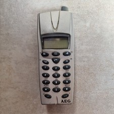 AEG D 7000 Quattro DECT-Telefon Silber Handteil Schnurlos Telefon