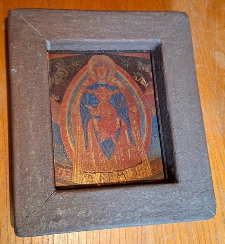 Emaillemalerei maria mit - "maria,