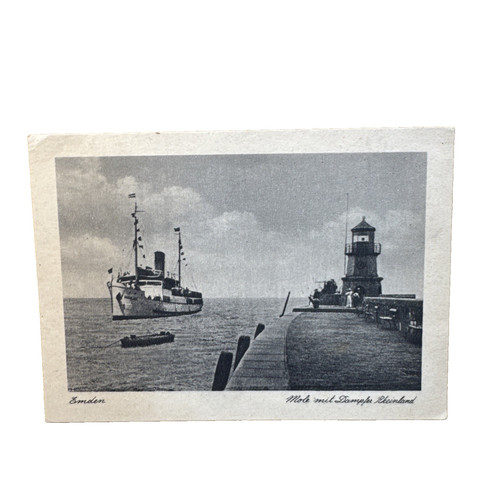 Ansichtskarte postkarte emden - ansichtskarte,