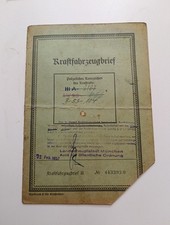 Original Fahrzeug Brief UT