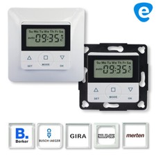 Rolladen Motor Zeitschaltuhr CasaSpirit f. Gira Busch-Jaeger Berker Merten Jung