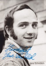 Jens Scheiblich+- seltenes original Autogramm auf Karte - "OHNSORG THEATER"