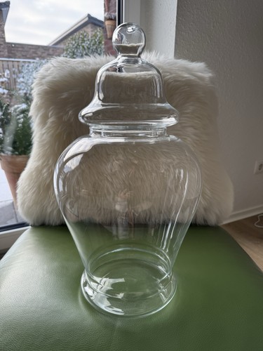 Deckelvase groß glas - deckelvase, groß,
