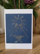 Weihnachtskarte Handarbeit