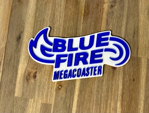 Wandschild blue fire europa - fire,