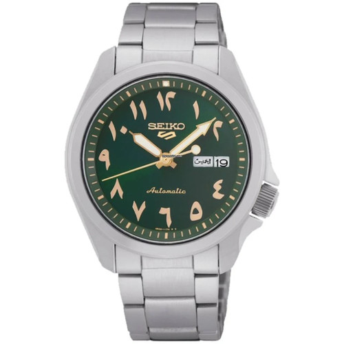 Seiko green arabic dial - arabic,
