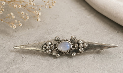 Jugendstil brosche mit - brosche,