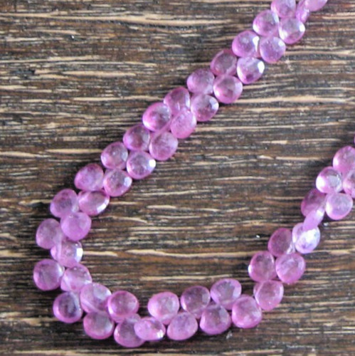 Rosa saphir collier briolette - saphir,