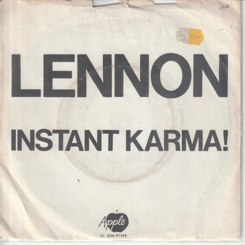 John lennon instant - instant, karma