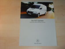 20482) Mercedes Sprinter NGT Prospekt 2001