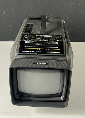 Conic black white tv - conic,