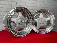 4X 17" BBS RF Style Deep Dish Felgen 5X120 8.5J + 10J für BMW E34 E90 E39 E60