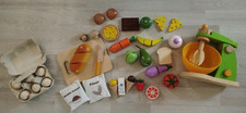 Holzspielzeug für Spielküche Kinderküche Holzspielobst Holzmixer
