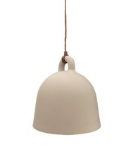 Grosse Lampe von Normann Copenhagen — Pendelleuchte, Farbe Sand/Grau, Large