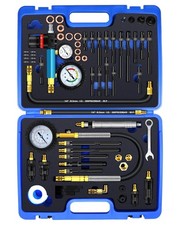 RUIZHI Kompressionstester Set 46-tlg. – 0–50 Bar Diesel Benzin Motoren PKW