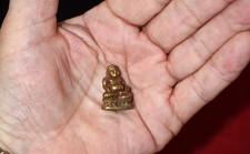 mini BUDDHA sitzend, Messing