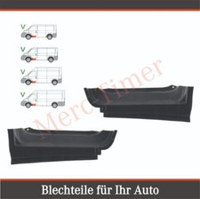 Seiten Schweller Tür Vorne Reparaturblech Paar Fiat Ducato ab 2006 L+R