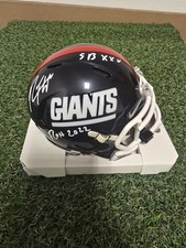 Rodney Hampton New York Giants Minihelm NFL Beckett(COA)