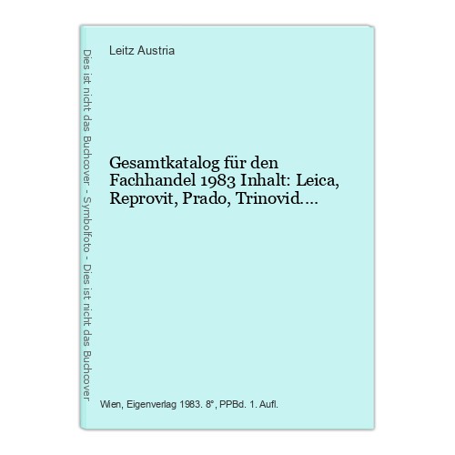 Gesamtkatalog für den