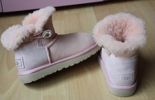 UGG Mini Bailey Button Bling Rosa Swarovski 38 