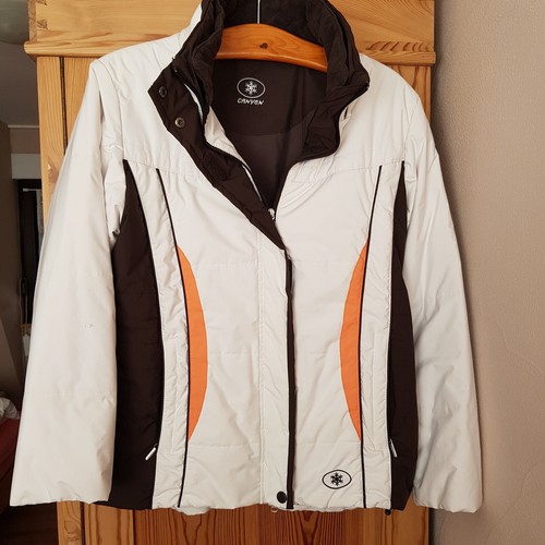 Ski anorak mit - mit, weiß