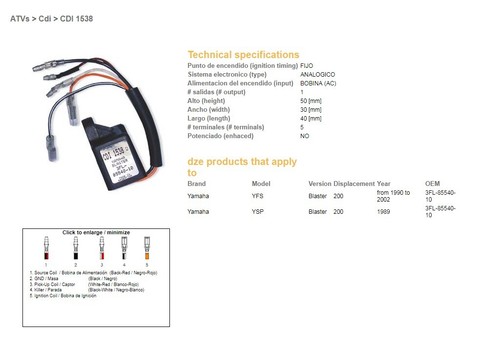 Dze zündmodul cdi für - zÜndmodul, yamaha