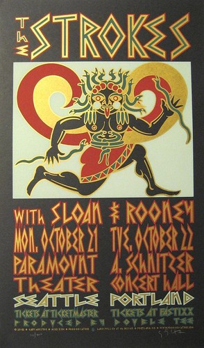 Strokes kunstdruck voodoo - strokes,