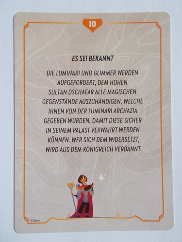 Disney lorcana karte domäne - lorcana,