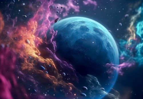 Fototapete weltall planeten - fototapete,