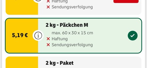 Stück codes für dhl - 1,
