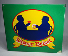 Emailschild Restaurant Wiener Beisel - Schild / Emailiert