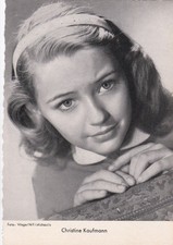 Christine Kaufmann, wahrscheinlich: WS-Druck, ohne Karten-Nummer