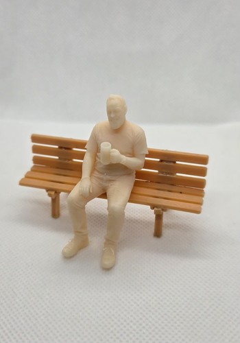 Modellfigur reisender mann - ,