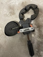 wolfcraft Einhand-Rahmenspanner – Bandspanner zur schnellen Fixierung