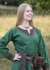Wikinger kleid grün - kleid,