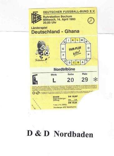 Ticket eintrittskarte 1993 - /,
