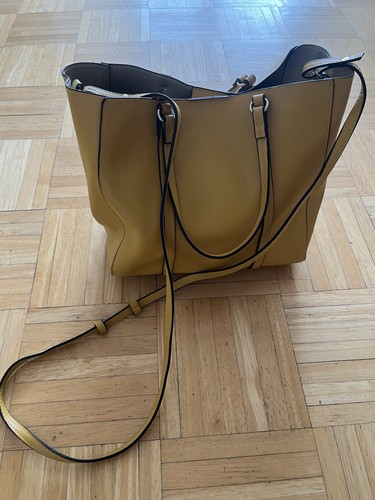 Tasche orange gelb 22x23 cm - gelb,