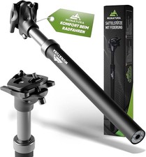 MUNATURA Gefederte Sattelstütze 27.2  30.9  31.6 mm Komfort Fahrrad Sattelstütze