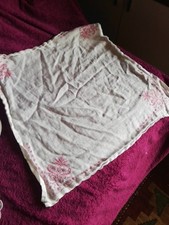 Tischdecke Decke Mitteldecke 65 x 65 cm Weiß, Von Omas Schrank 